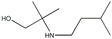 2-methyl-2-[(3-methylbutyl)amino]propan-1-ol Struktur