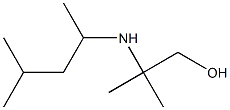 2-methyl-2-[(4-methylpentan-2-yl)amino]propan-1-ol Struktur