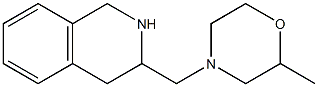 2-methyl-4-(1,2,3,4-tetrahydroisoquinolin-3-ylmethyl)morpholine Struktur