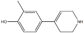 2-methyl-4-(1,2,3,6-tetrahydropyridin-4-yl)phenol Struktur