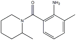 2-methyl-6-[(2-methylpiperidin-1-yl)carbonyl]aniline Struktur