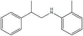 2-methyl-N-(2-phenylpropyl)aniline Struktur