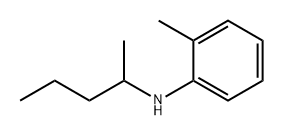 2-methyl-N-(pentan-2-yl)aniline Struktur