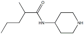 2-methyl-N-(piperidin-4-yl)pentanamide Struktur