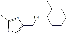 2-methyl-N-[(2-methyl-1,3-thiazol-4-yl)methyl]cyclohexan-1-amine Structure