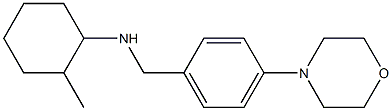 2-methyl-N-{[4-(morpholin-4-yl)phenyl]methyl}cyclohexan-1-amine Struktur