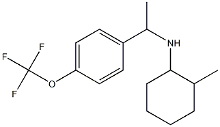 2-methyl-N-{1-[4-(trifluoromethoxy)phenyl]ethyl}cyclohexan-1-amine Struktur