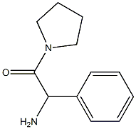 2-oxo-1-phenyl-2-pyrrolidin-1-ylethanamine Struktur