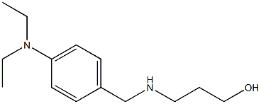 3-({[4-(diethylamino)phenyl]methyl}amino)propan-1-ol Struktur