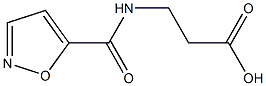 3-(1,2-oxazol-5-ylformamido)propanoic acid Struktur