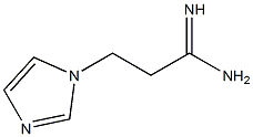 3-(1H-imidazol-1-yl)propanimidamide Struktur