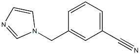 3-(1H-imidazol-1-ylmethyl)benzonitrile Struktur