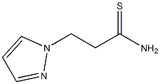 3-(1H-pyrazol-1-yl)propanethioamide Struktur