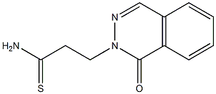 3-(1-oxophthalazin-2(1H)-yl)propanethioamide Struktur