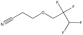 3-(2,2,3,3-tetrafluoropropoxy)propanenitrile Struktur