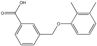 3-(2,3-dimethylphenoxymethyl)benzoic acid Struktur