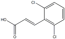 3-(2,6-dichlorophenyl)prop-2-enoic acid Struktur