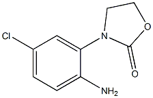 3-(2-amino-5-chlorophenyl)-1,3-oxazolidin-2-one Struktur