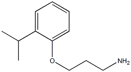 3-(2-isopropylphenoxy)propan-1-amine Struktur