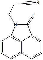 3-(2-oxobenzo[cd]indol-1(2H)-yl)propanenitrile Struktur