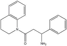 3-(3,4-dihydroquinolin-1(2H)-yl)-3-oxo-1-phenylpropan-1-amine Struktur