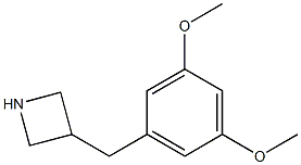 3-(3,5-dimethoxybenzyl)azetidine Struktur