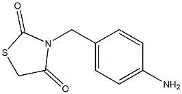 3-(4-aminobenzyl)-1,3-thiazolidine-2,4-dione Struktur