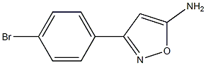 3-(4-bromophenyl)-1,2-oxazol-5-amine Struktur