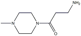 3-(4-methylpiperazin-1-yl)-3-oxopropan-1-amine Struktur