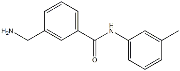 3-(aminomethyl)-N-(3-methylphenyl)benzamide Struktur