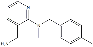 3-(aminomethyl)-N-methyl-N-[(4-methylphenyl)methyl]pyridin-2-amine Struktur