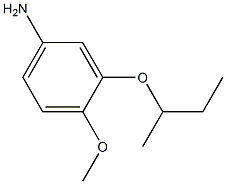 3-(butan-2-yloxy)-4-methoxyaniline Struktur