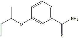 3-(butan-2-yloxy)benzene-1-carbothioamide Struktur