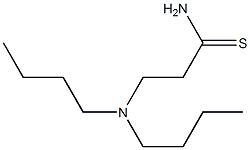 3-(dibutylamino)propanethioamide Struktur