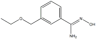 3-(ethoxymethyl)-N'-hydroxybenzenecarboximidamide Struktur