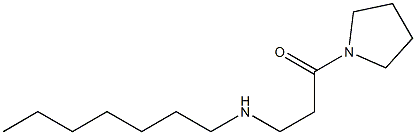 3-(heptylamino)-1-(pyrrolidin-1-yl)propan-1-one Struktur