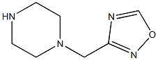 3-(piperazin-1-ylmethyl)-1,2,4-oxadiazole Struktur