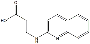 3-(quinolin-2-ylamino)propanoic acid Struktur