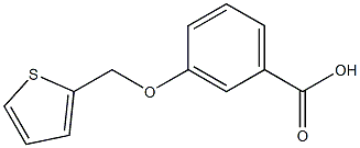 3-(thiophen-2-ylmethoxy)benzoic acid Struktur