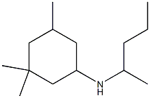 3,3,5-trimethyl-N-(pentan-2-yl)cyclohexan-1-amine Struktur