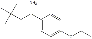 3,3-dimethyl-1-[4-(propan-2-yloxy)phenyl]butan-1-amine Struktur