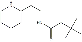 3,3-dimethyl-N-(2-piperidin-2-ylethyl)butanamide Struktur