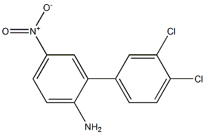 3',4'-dichloro-5-nitro-1,1'-biphenyl-2-amine Struktur