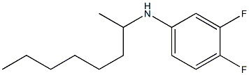 3,4-difluoro-N-(octan-2-yl)aniline Struktur