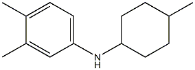 3,4-dimethyl-N-(4-methylcyclohexyl)aniline Struktur