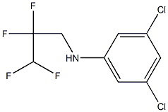 3,5-dichloro-N-(2,2,3,3-tetrafluoropropyl)aniline Struktur