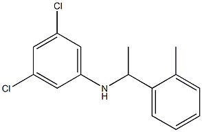 3,5-dichloro-N-[1-(2-methylphenyl)ethyl]aniline Struktur