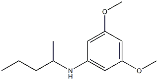 3,5-dimethoxy-N-(pentan-2-yl)aniline Struktur