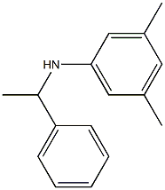 3,5-dimethyl-N-(1-phenylethyl)aniline Struktur