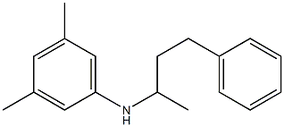 3,5-dimethyl-N-(4-phenylbutan-2-yl)aniline Struktur